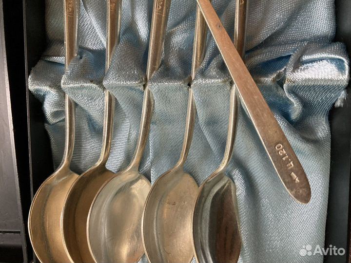 Мельхиоровые ложки кольчугин и ёлочка