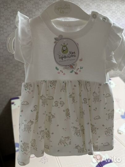 Платье для девочки 68 новое