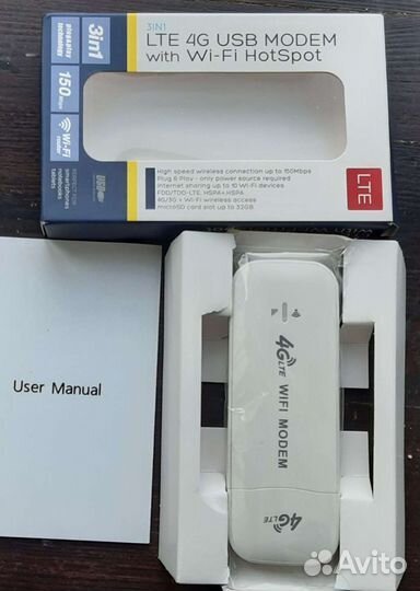 4G LTE USB WiFi модем