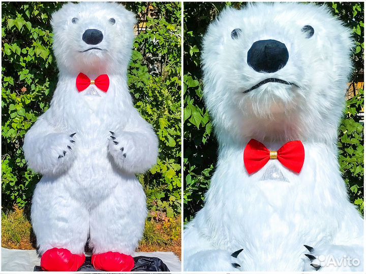 Бахилы для надувного медведя