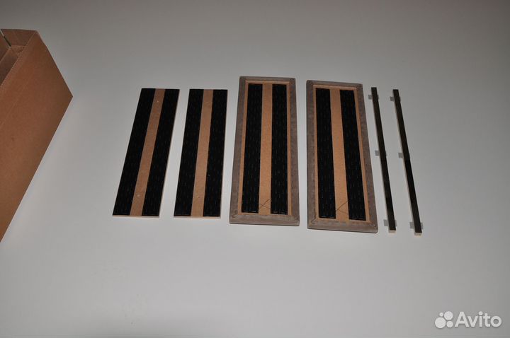 Мягкие стеновые панели с хром вставками