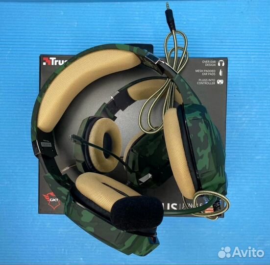 Наушники игровые Trust Carus Камуфляжные