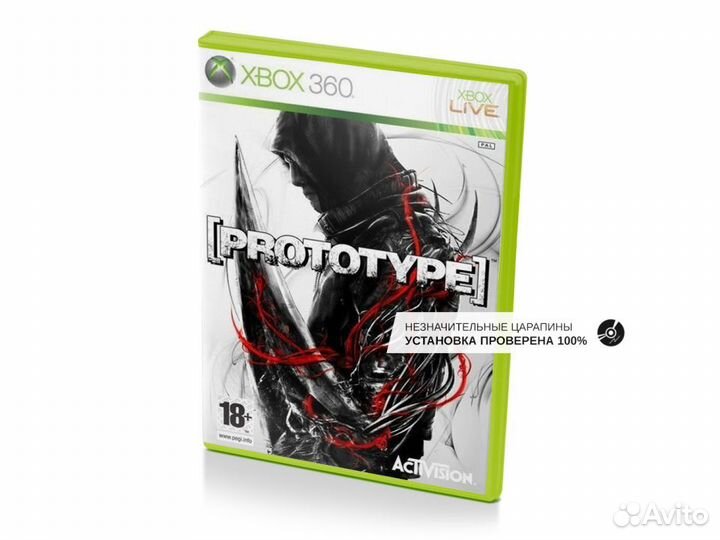 Prototype, б/у, незнач.царап., английский Xbox360