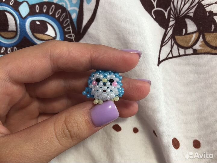 Птичка из бисера