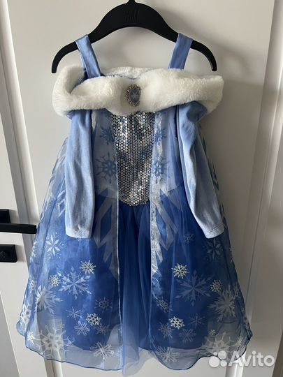 Платье Эльзы H&M 116 4-5лет
