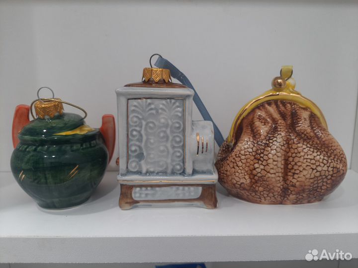 Елочные игрушки Лефортовский фарфор