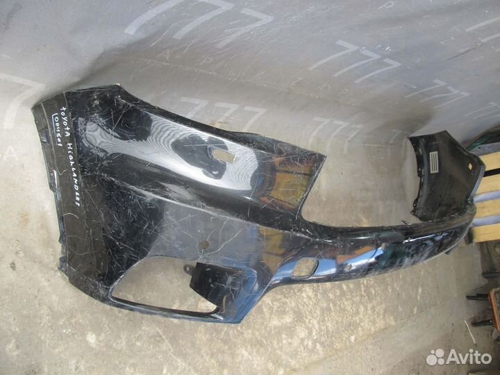 Бампер передний Toyota Highlander 3 13-17 Б/у Ориг