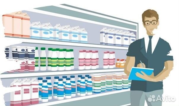 Продавец на выкладку товара