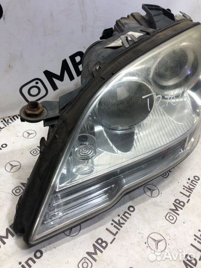 Фара галогеновая левая Mercedes Ml W164
