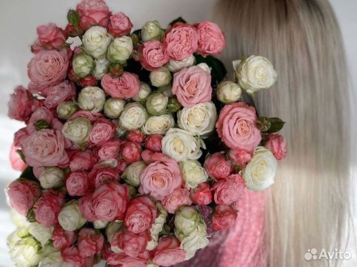 Букет пионовидных роз с гарантией