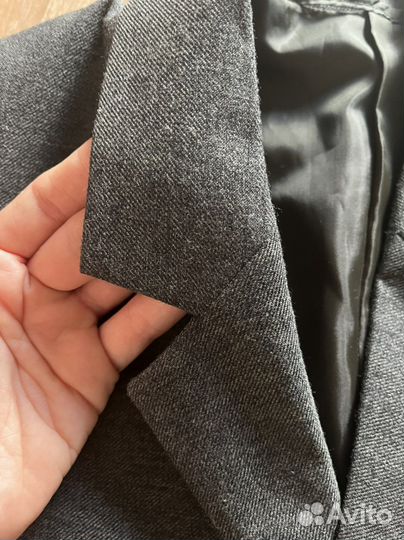 Пиджак серый