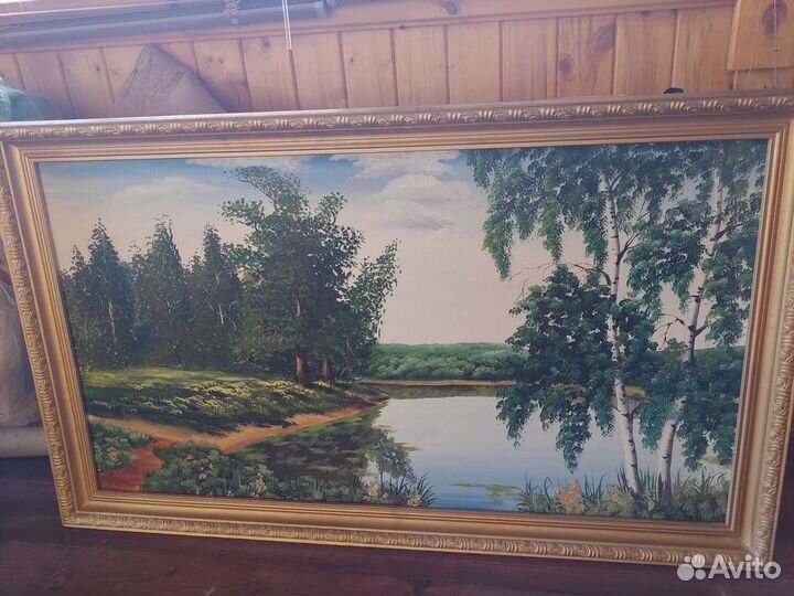 Картина маслом на холсте пейзаж