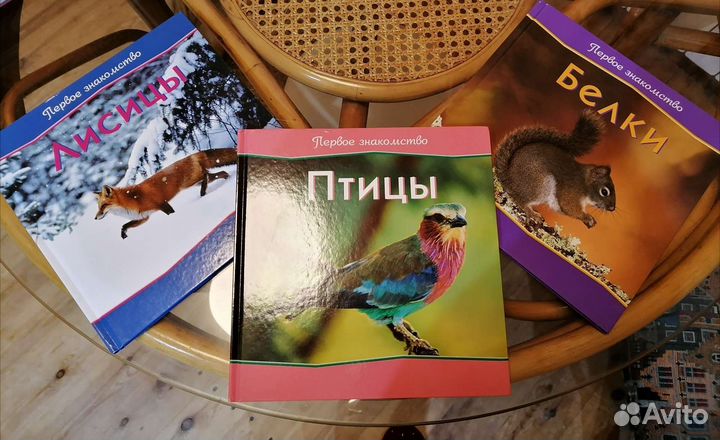 Набор из 3 книжек для маленьких, новые