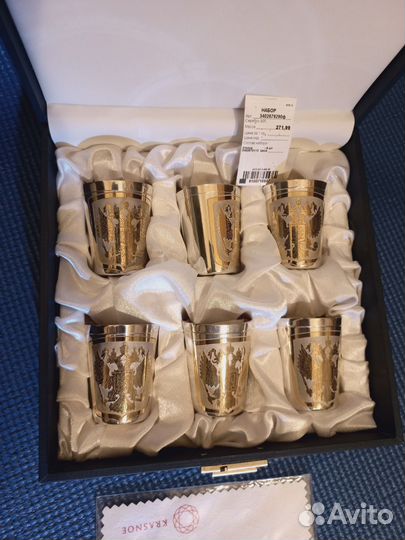 Шикарнейшие серебряные стопки 925-й пробы на 45 мл