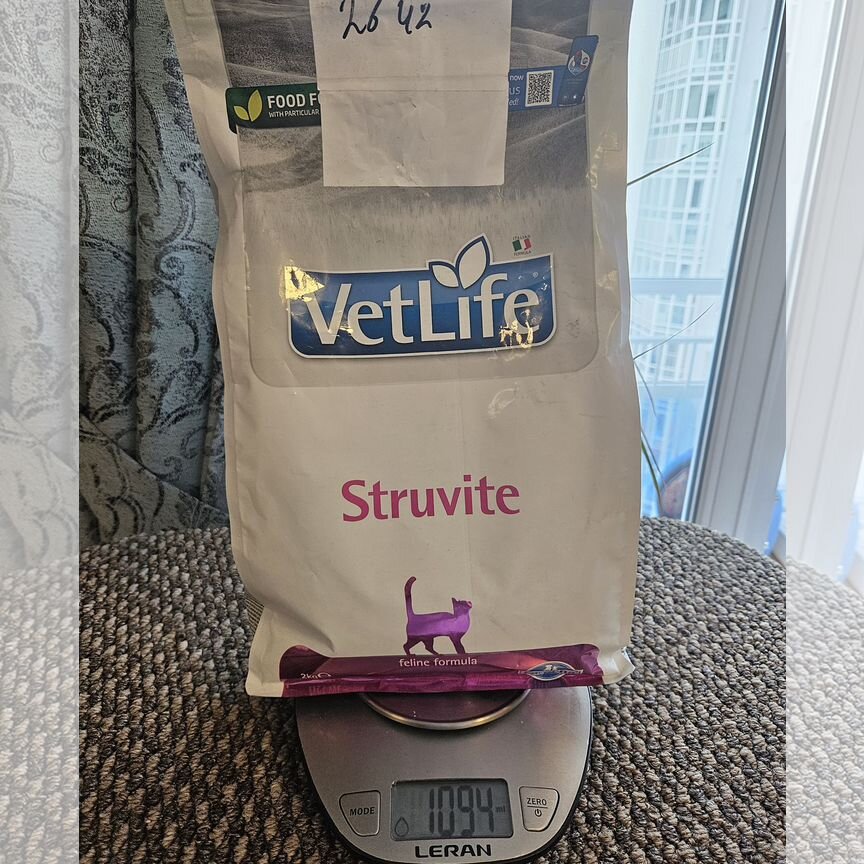 Корм для кошек Farmina vetlife struvite