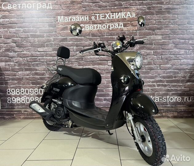 Скутер Retro Black (2023год)