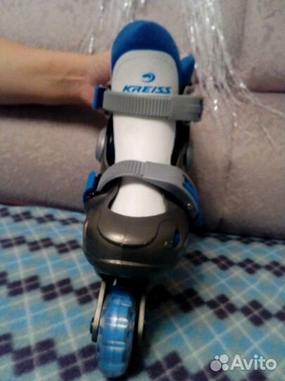 Роликовые коньки растушии размер 26-29