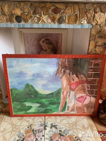 Картина Эрик Воллис Художник USA холст 73х53