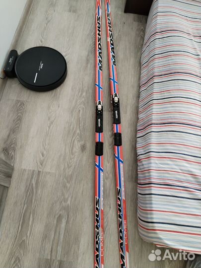 Лыжи палки ботинки
