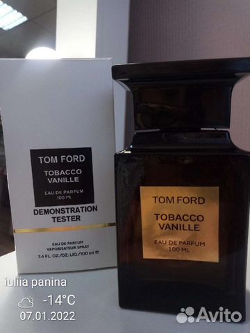 Оригинал. Тестер Tom Ford Tobacco Vanille