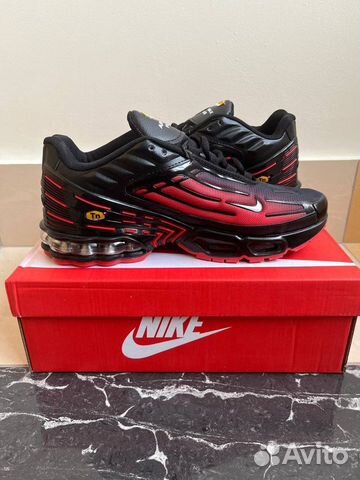 Кроссовки nike AIR MAX 3 Tn Plus red красные