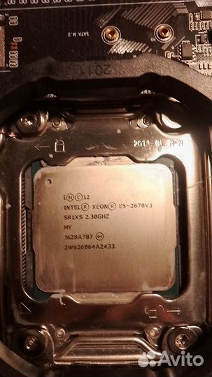 Материнская плата lga 2011 x99, 2670v3, 16gb