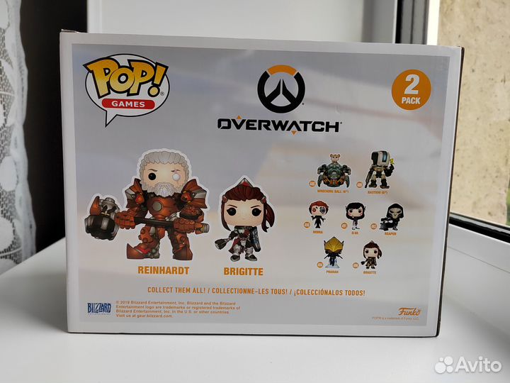 Фигурка Funko POP Overwatch Reinhardt and Brigitte