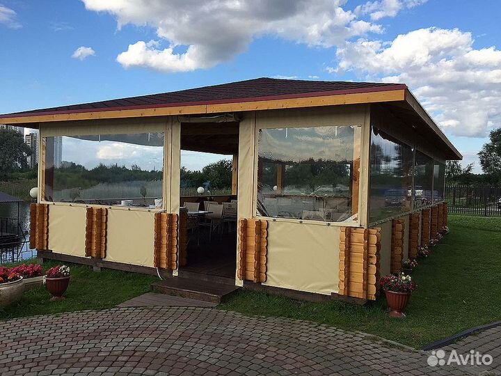 Шторы пвх для беседки