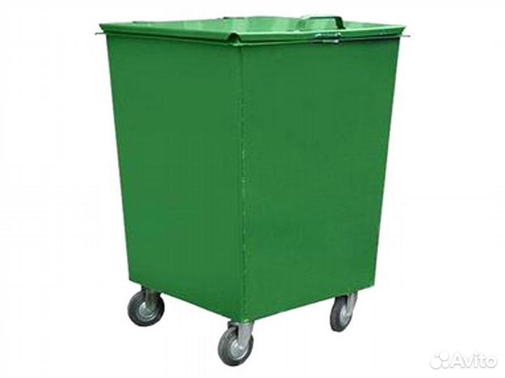 Контейнер для мусора металлический тбо