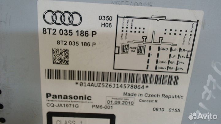 Магнитола Audi A4 (B8), 2011