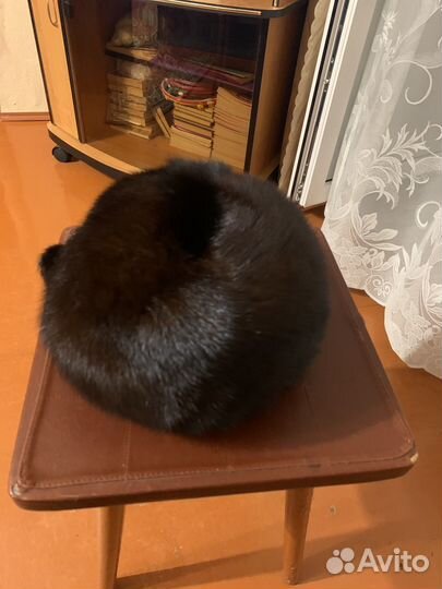 Берет женский зимний норковый