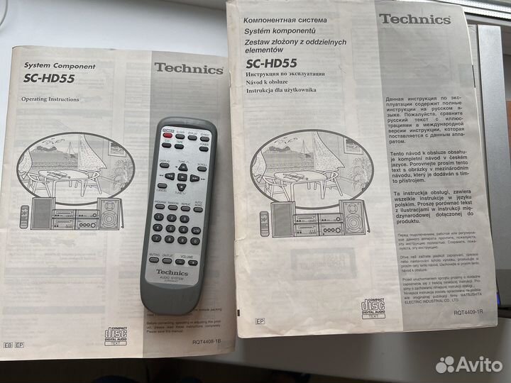 Музыкальный центр technics HD-SC55