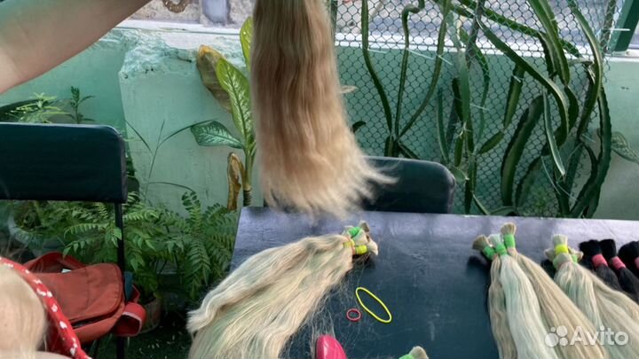 Петербург метровые натуральные вoлосы