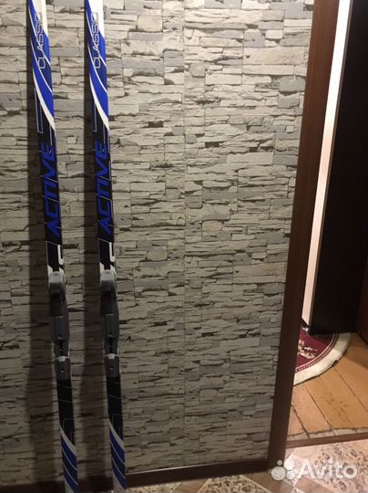 Лыжные палки,лыжи 185см,ботинки 39р