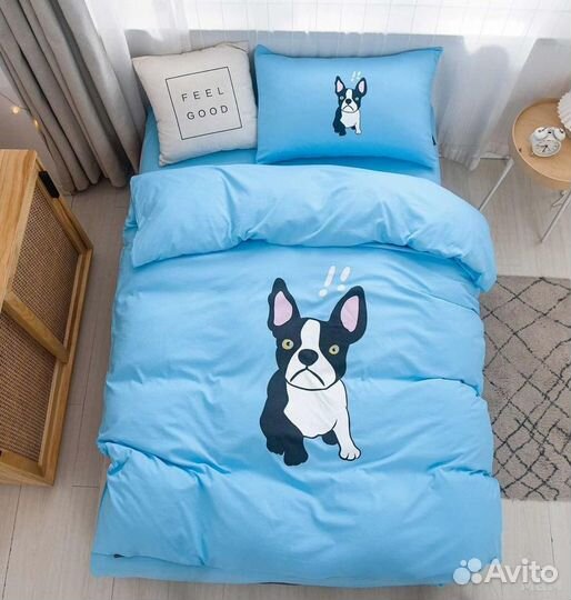 Постельное бельё 1,5 спальное Новое