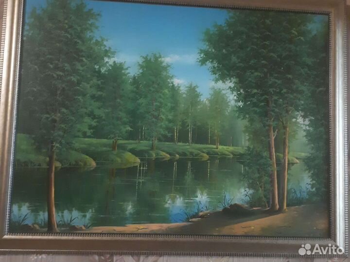 Картина маслом на холсте пейзаж