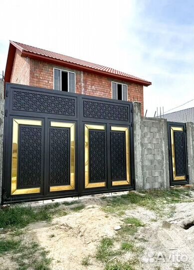 Ворота в Махачкале с отдельной калиткой на заказ