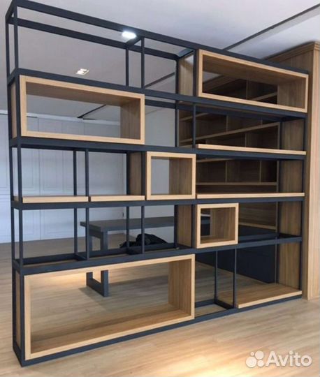 Полки стеллажи в стиле лофт