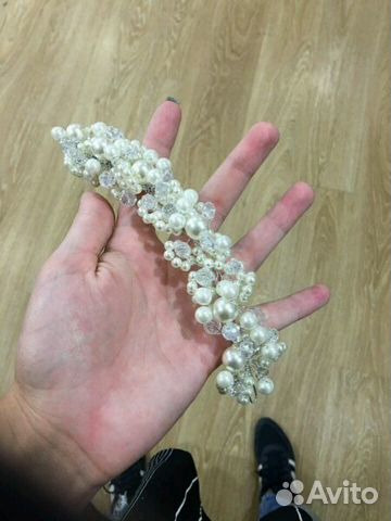 Свадебная заколка для волос