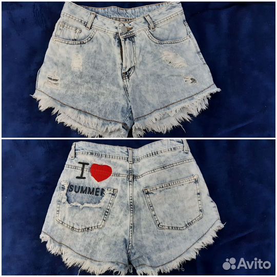 Шорты джинсовые