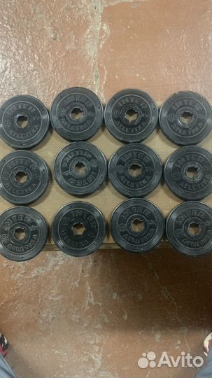 Спортивные блины, гантели, диски, утяжелители