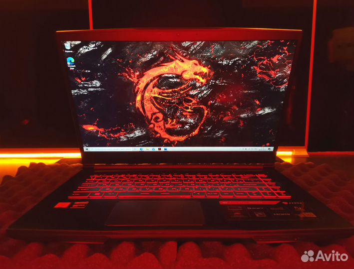 Игровой ноутбук MSI RTX 3050Ti и i7 11800H 8/256
