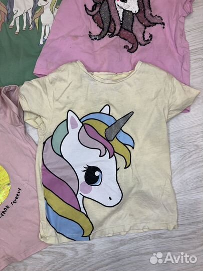 Футболки пакетом 98 104 hm