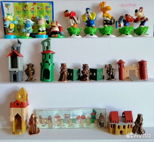 Киндер 90-х Коллекции Единички Перевертыши акулы