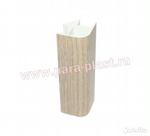 Угол универсальный 95мм 90гр. д/цок. Дуб беленый