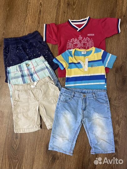 Вещи пакетом на мальчика 104 110 б/у