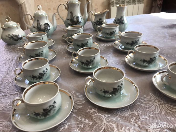 Сервиз чайно-кофейный Глухари