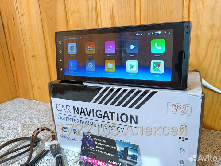 Магнитола новая 1din android