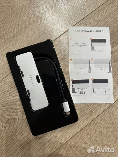 Usb хаб (Satechi Aluminum Type-C Clamp Hub Pro)