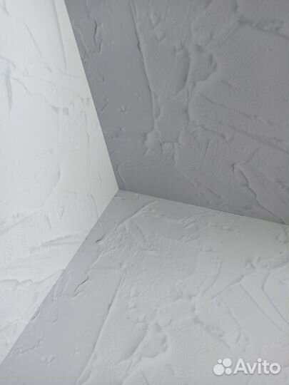 Фотофон бело - серый угловой